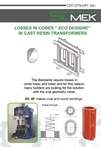 Le perdite nei nuclei “Eco Design” nei trasformatori in resina colata.